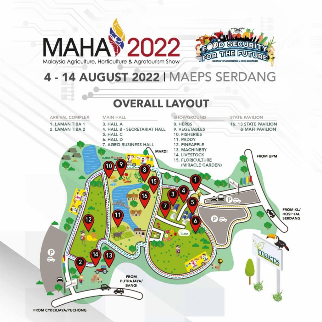 Peta MAHA 2022